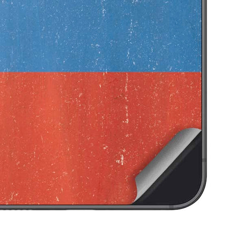 Russian Flag Distressed Galaxy S25 Skin